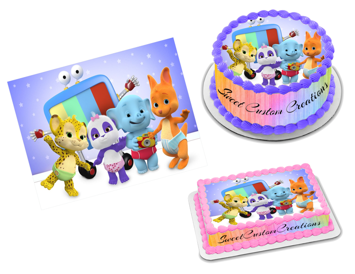 Word Party Edible Image Frosting Sheet #5 (80+ sizes)