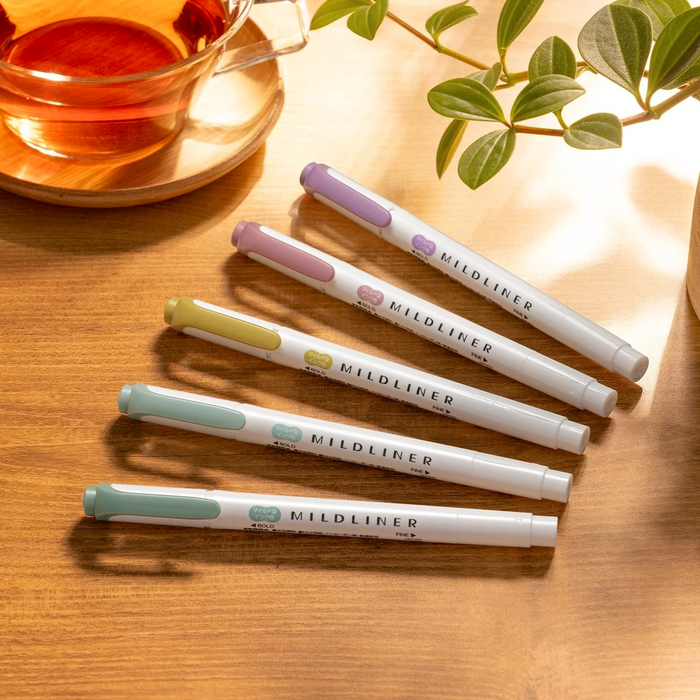 Zebra Mildliner Double Sided Highlighters - NEW COLORS