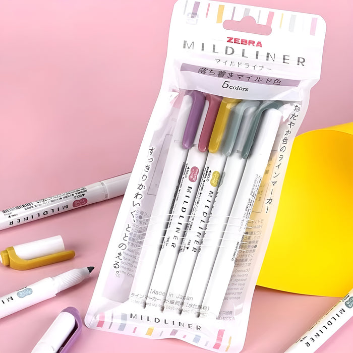 Zebra Mildliner Double Sided Highlighters - NEW COLORS