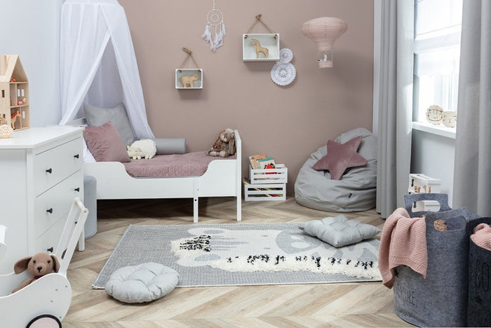 Zebra Rug - Cozy Nursery