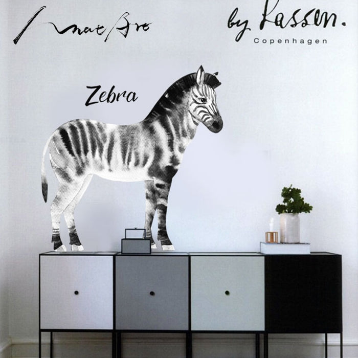 Zebra Wall Sticker - Cozy Nursery