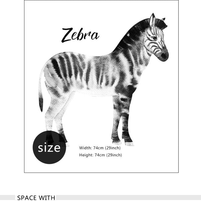Zebra Wall Sticker - Cozy Nursery