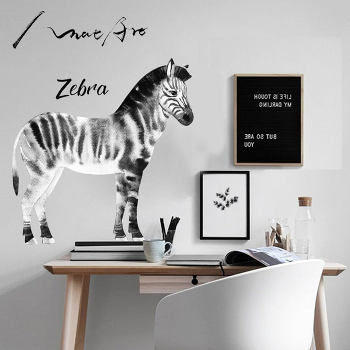 Zebra Wall Sticker - Cozy Nursery