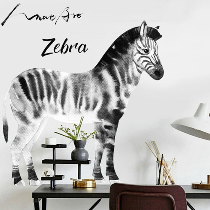 Zebra Wall Sticker - Cozy Nursery