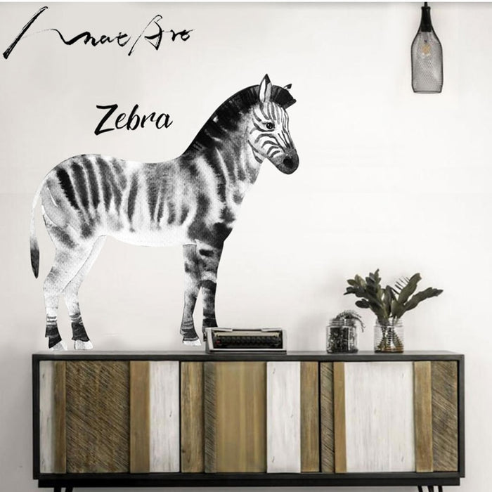 Zebra Wall Sticker - Cozy Nursery