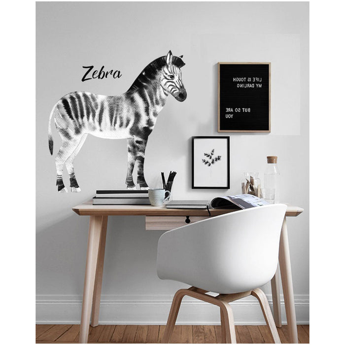 Zebra Wall Sticker - Cozy Nursery